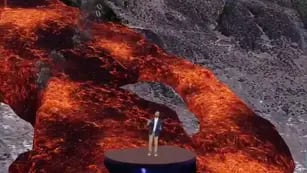 La TV canaria usa realidad aumentada para mostrar la actividad del volcán