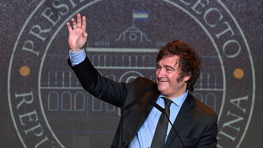 Javier Milei el nuevo presidente de Argentina. 