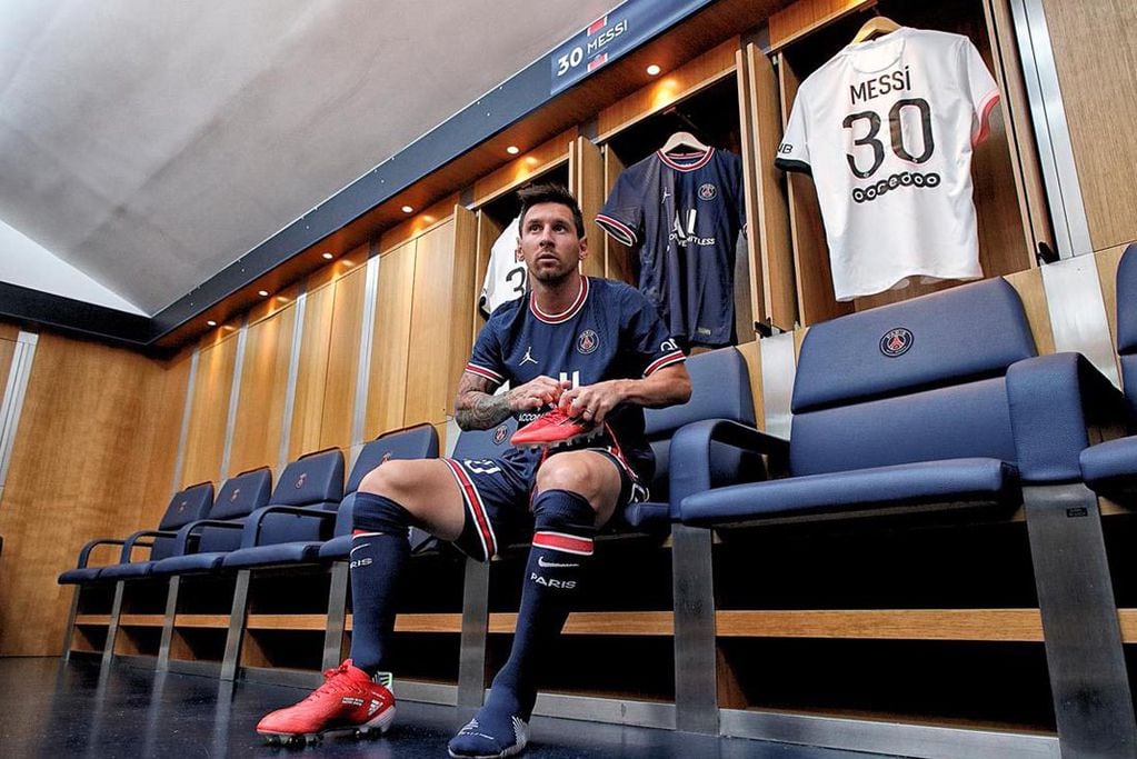Lionel Messi, la nueva joya del PSG. 