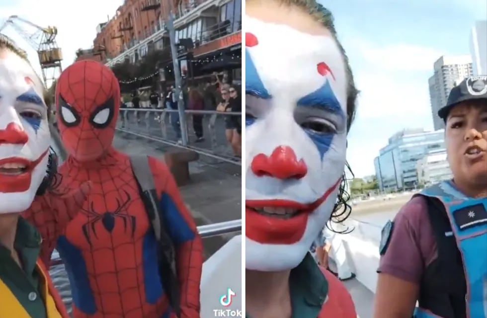 El Joker acusó a Spider-Man de robarle su lugar de trabajo en Puerto Madero.