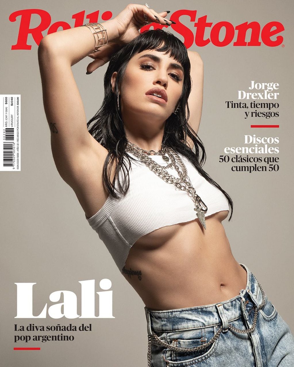Lali Espósito posó para la revista Rolling Stone.