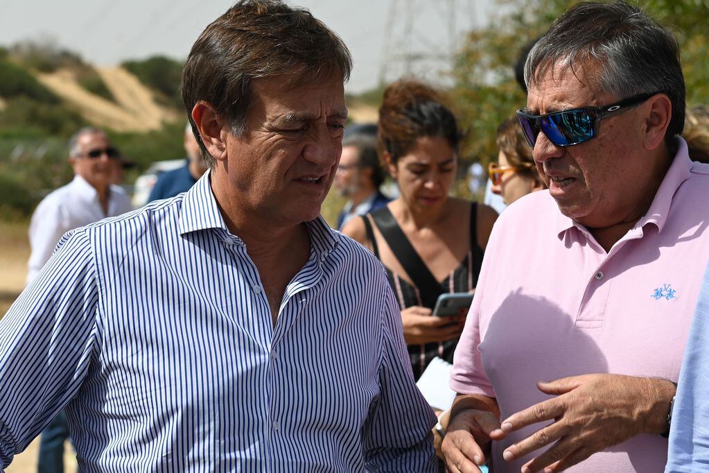 El gobernador Rodolfo Suárez junto al superintendente del Departamento General de Irrigación, Sergio Marinelli estuvieron en Israel. De esa experiencia y gestiones, se avanza en un plan hídrico.