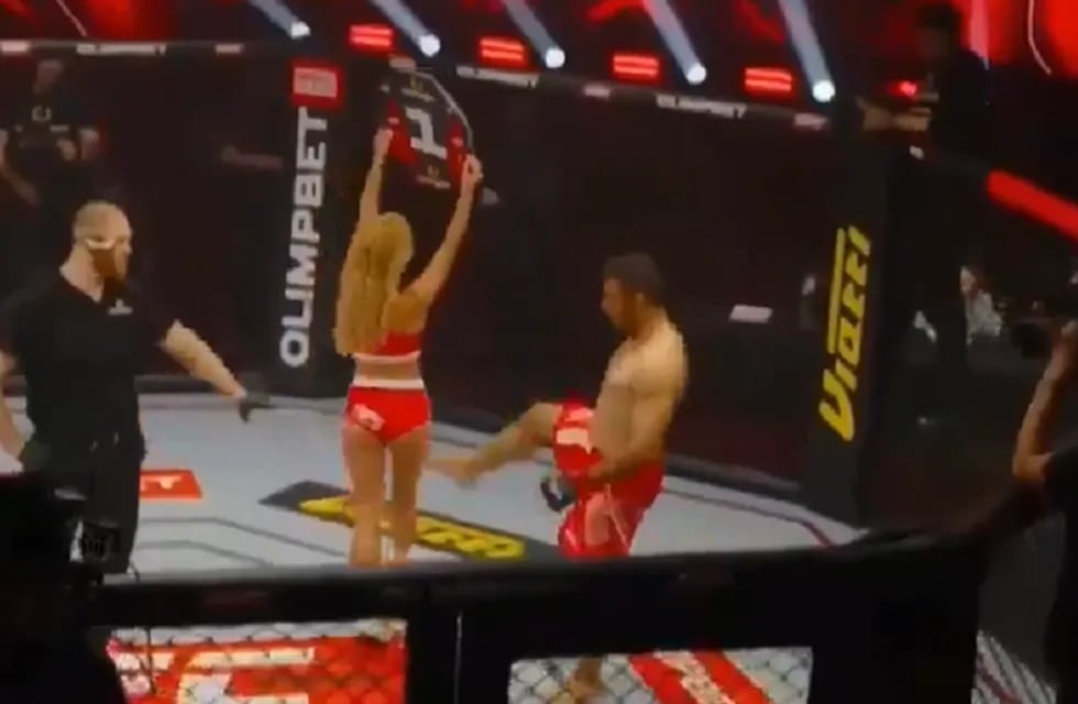 La Liga Rusa de MMA HFC consideró que el “comportamiento inaceptable” de Ali Heibati merecía la exclusión perpetua - Captura de video