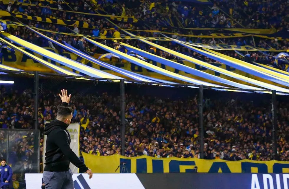 Tevez otra vez en la Bombonera.Boca vs Rosario Central. Amor eterno. / Gentileza.