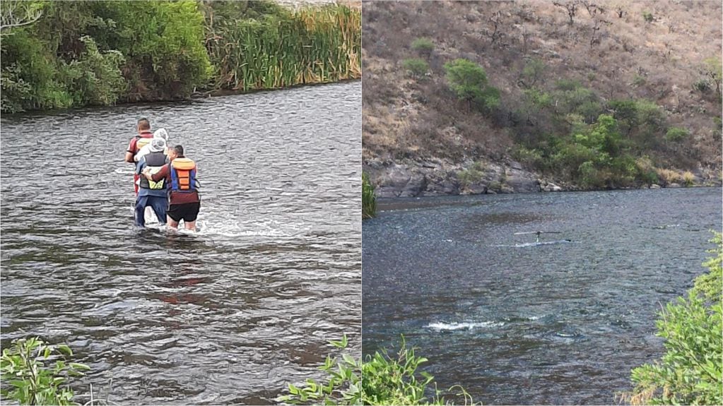 El helicóptero de Jorge Brito se estrelló sobre un dique en Cabra Corral, a 75 km de la capital de Salta. 