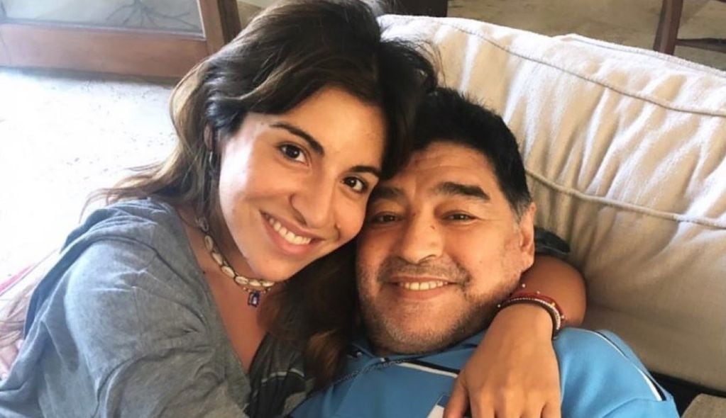 Giannina y Diego Maradona.