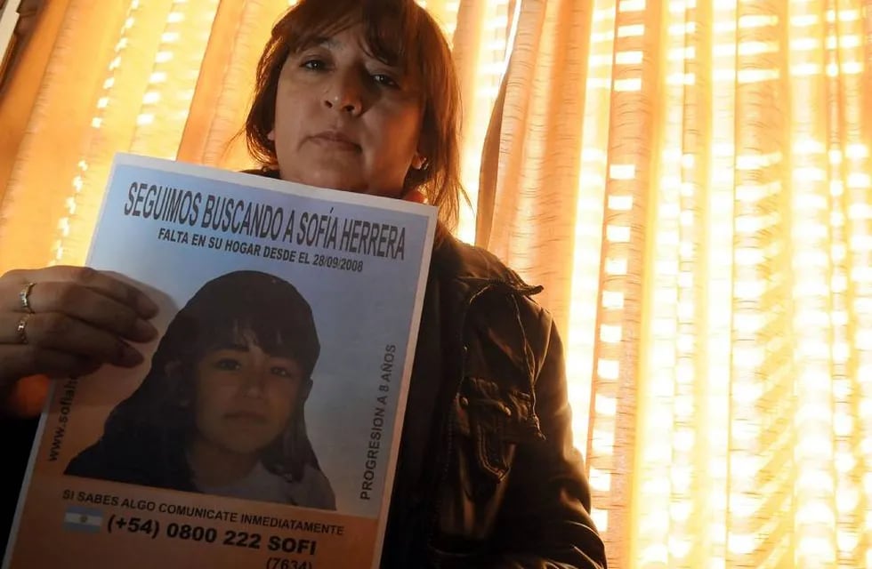 Sofía Herrera lleva 14 años desaparecida y este viernes cumple 18 años. - Archivo / Los Andes