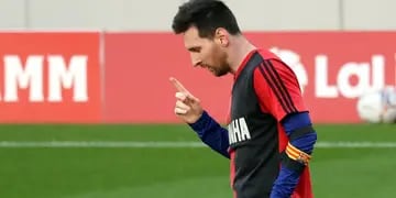 Lionel Messi con la camiseta de Newell's