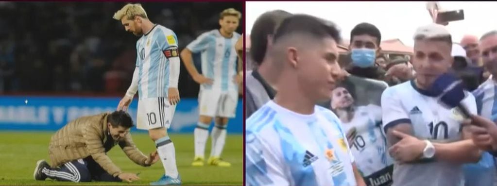 El hincha Albiceleste que en 2016 se arrodilló ante Lio Messi en Mendoza, en medio del campo de juego del estadio Malvinas Argentinas, habló en San juan y reveló detalles de aquel encuentro.