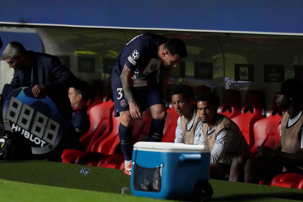 Messi pidió el cambio en el partido por Champions League / Reuters
