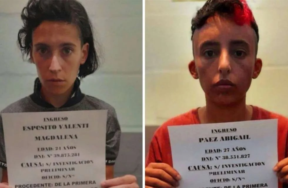 Magdalena Espósito Valenti (24), y su pareja, Abigail Páez (27), están acusadas de asesinar a Lucio Dupuy.