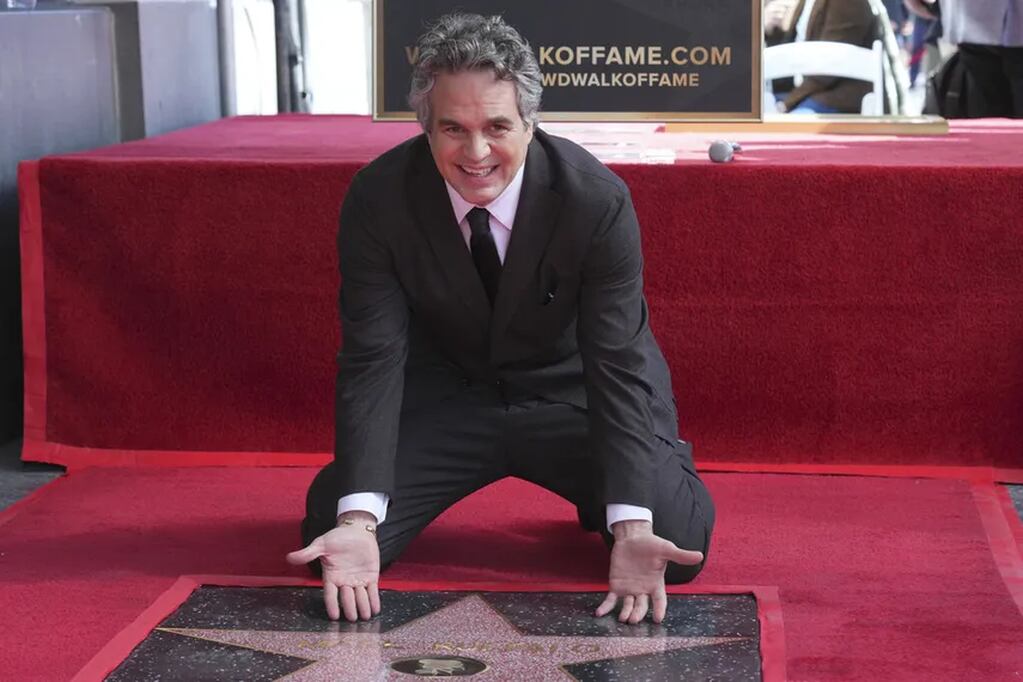 El emotivo momento de Mark Ruffalo en Hollywood. / Gentileza