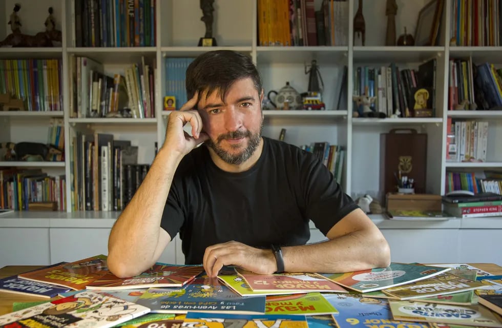 Chanti es uno de los creadores más prolíficos de la historieta argentina, integrante de Rumbos desde sus orígenes, en 2003, y un auténtico best seller infantil. Foto: Silvana Díaz Coppoletta