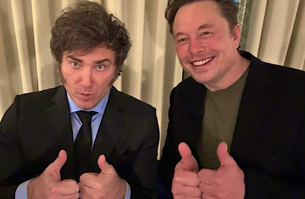 Javier MIlei y Elon Musk. - X