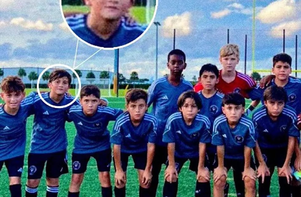 Thiago Messi, el hijo mayor del mejor jugador del planeta, sigue dado sus primeros pasos en el fútbol a la temprana edad de 10 años. / Gentileza.