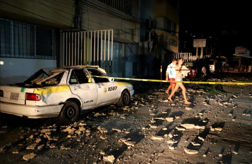 Sismo en México: tuvo una magnitud de 7,1 (AP)