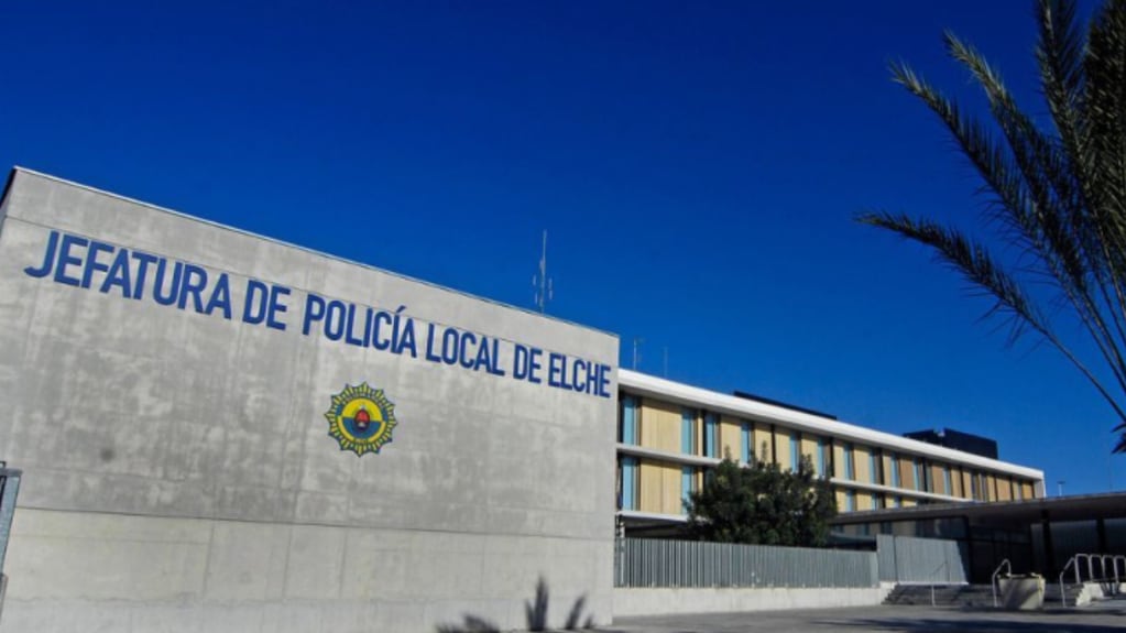 Jefatura de policía de Elche, municipio ubicado en la provincia española de Alicante. Foto: Gentileza