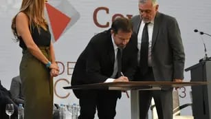Mario González, presidente electo de Coviar junto a José Zuccardi, su antecesor y actual vicepresidente