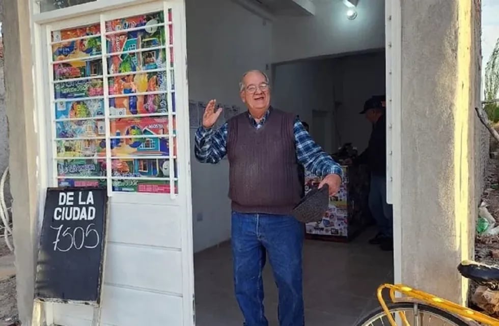 El agenciero de Angaco (San Juan) donde se vendió el Quini 6 de $300 millones / Gentileza Huarpe