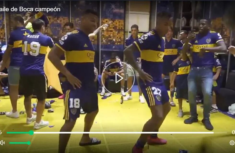 El baile del campeón del fútbol argentino: Boca y el desafío viral a la mitad más uno