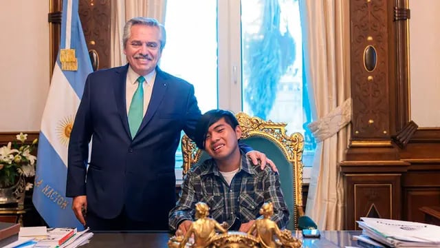 Fernández se reunió con Maxi, el joven wichi nominado entre los 50 mejores estudiantes del mundo