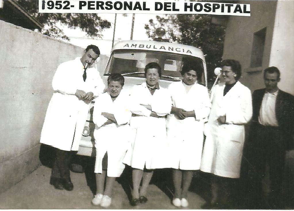Manuel Chalabe recolectó imágenes del pueblo desde el siglo XIX hasta la actualidad. El viejo hospital Metraux. Archivo Manuel Chalabe.