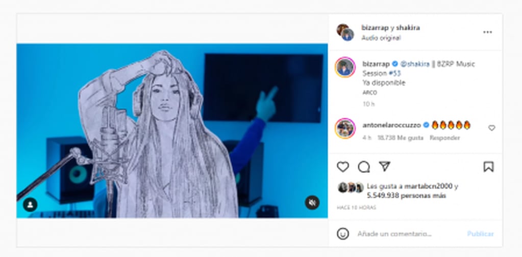 El comentario de Antonela a la canción de Shakira
