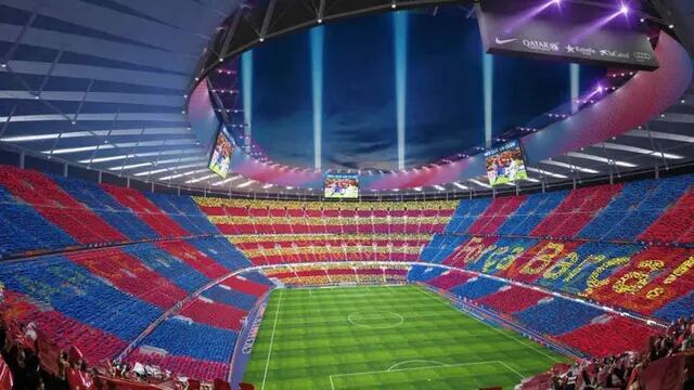 Imagen digital de cómo será el nuevo Camp Nou.