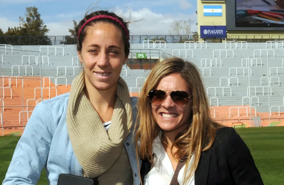 Macarena Rodríguez junto a Silvina D'Elía, las dos mendocinas campeonas del mundo en Rosario 2018.