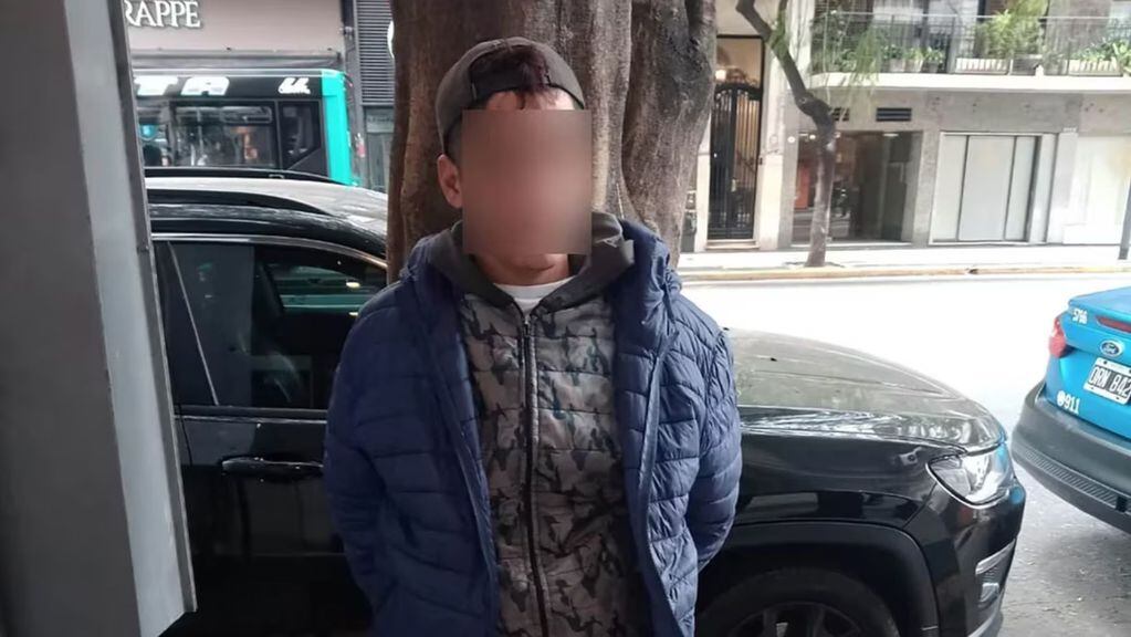 Agustín Gamarra, de 18 años fue detenido por la policia de la Ciudad de Buenos Aires