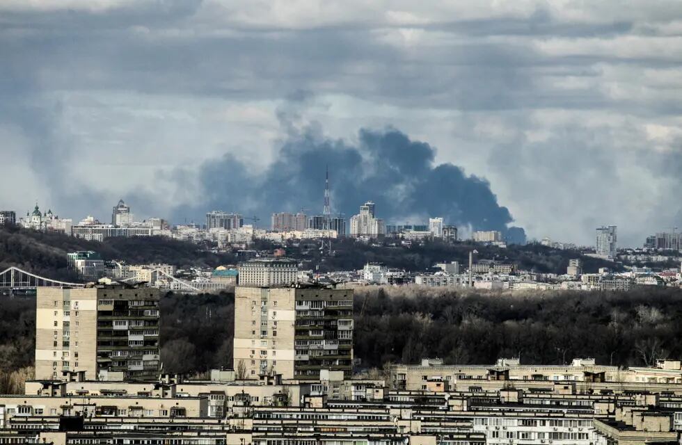 Kiev. La capital de Ucrania se prepara para otra embestida de las tropas de Putin. (Foto / AP)