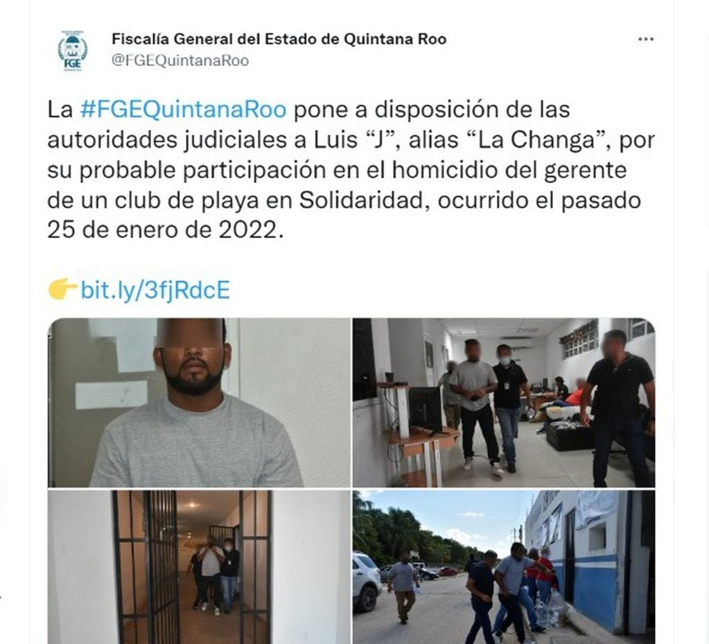 El operativo para detener a Luis “J”, el segundo detenido por el crimen de Federico Mazzoni (Twitter)