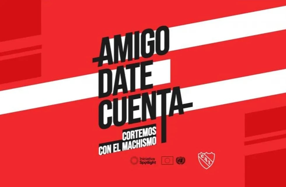 Independiente de Avellaneda, uno de los clubes grandes de la Argentina, se unió a esta gran iniciativa para frenar la violencia de género
