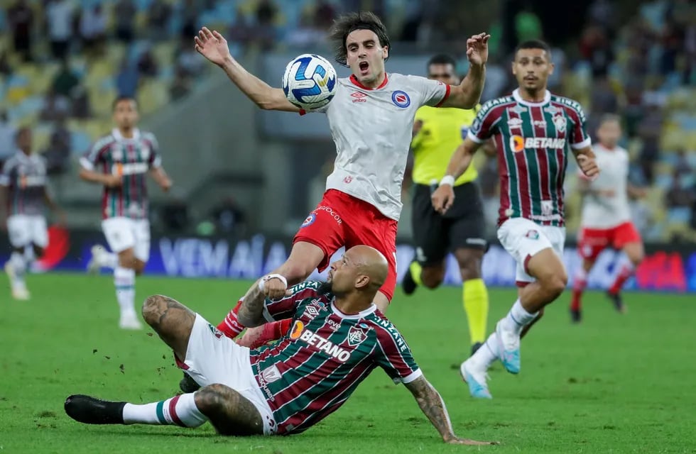 Argentinos perdió con Fluminense 2-0 y quedó eliminado de la Copa Libertadores 2023. / Gentileza.
