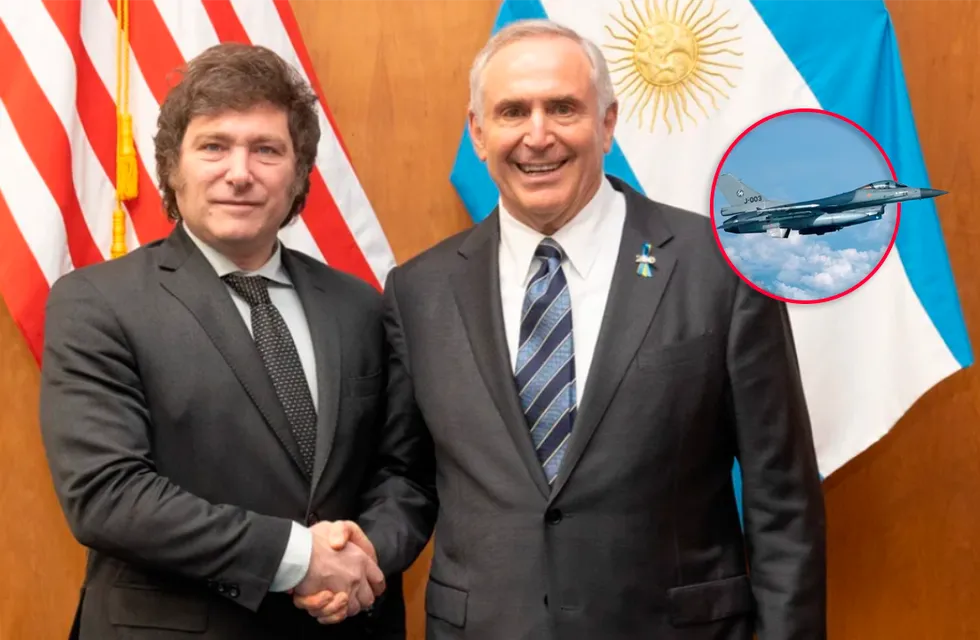 El presidente Javier Milei y el embajador de Estados Unidos en Argentina, Marc Stanley, durante un encuentro oficial en Buenos Aires.