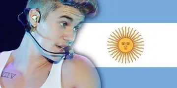 El día en que Justin Bieber barrió el escenario con una bandera argentina