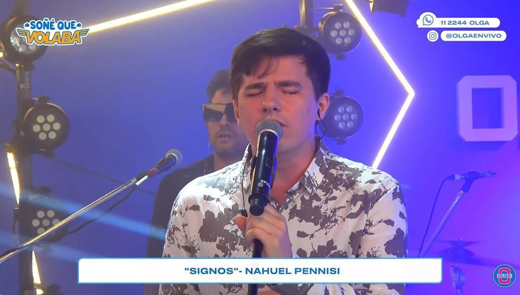 Nahuel Pennisi cantó 'Signos' de Gustavo Cerati