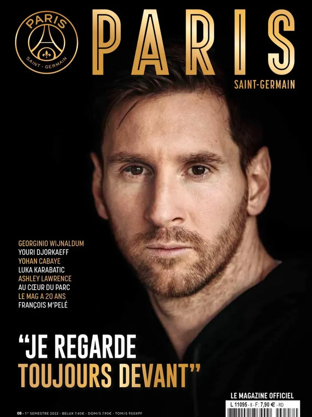 Lionel Messi es la portada de la revista del PSG.
