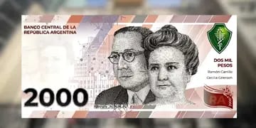 Billete de 2.000 pesos