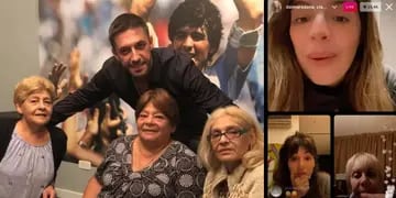 La respuesta de Dalma, Gianinna y Claudia a las hermanas de Diego Maradona.