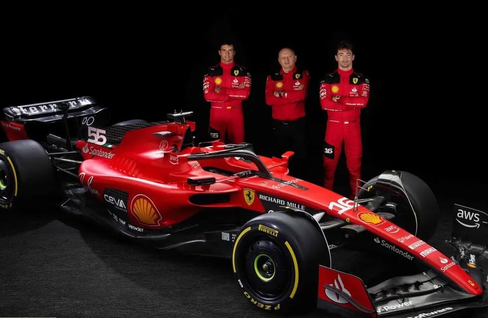 El nuevo monoplaza de Ferrari para la temporada 2023. En él correrán Sainz y Leclerc. / Scuderia Ferrari