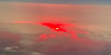 Video: piloto compartió una foto del océano Atlántico que parece un paisaje de la serie “Stranger Things”