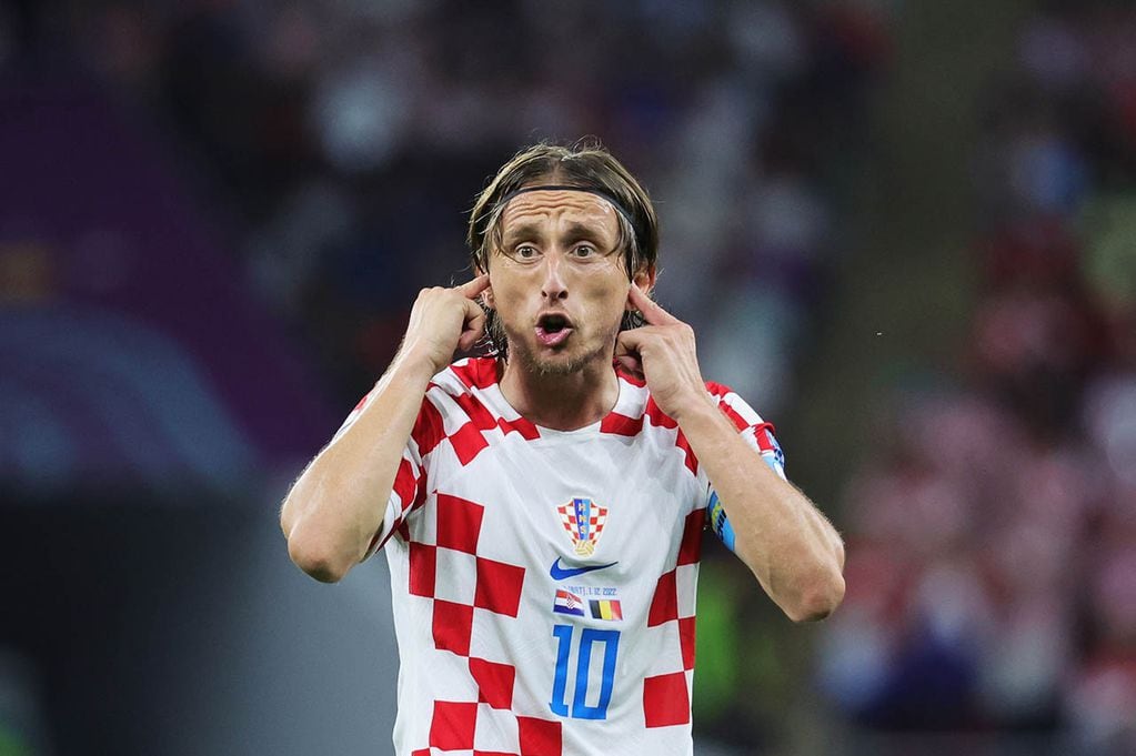Luka Modric  jugador de fútbol del seleccionado de Croacia en el Mundial de fútbol Qatar 2022