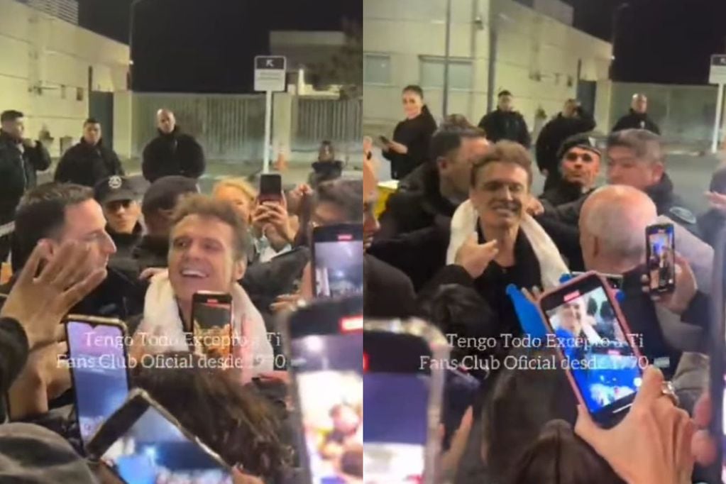 Luis Miguel se reunió con sus fans en el aeropuerto de Ezeiza antes de irse a Chile (Capturas de pantalla)