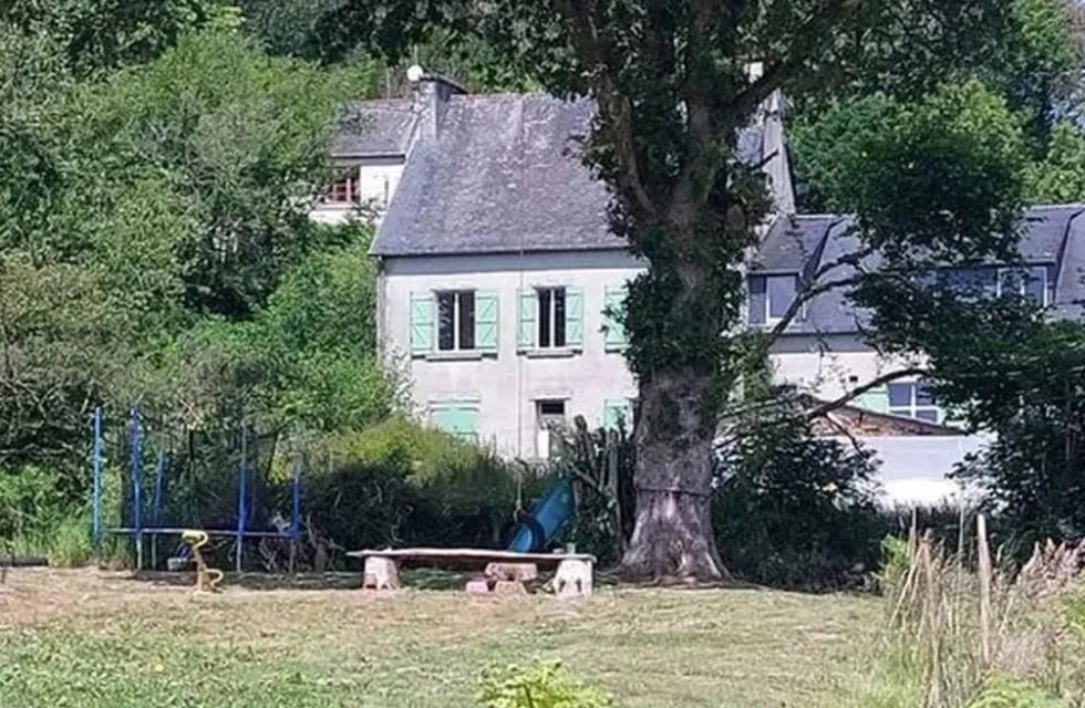 Residencia de los Thornton en el pueblo francés de Saint-Herbot, Bretaña. Foto: gentileza Le Télegramme