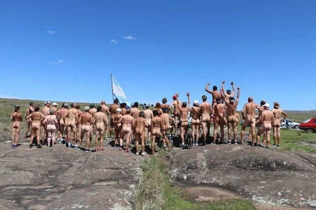 Cómo es la maratón nudista de Córdoba que es furor. / Foto: Gentileza