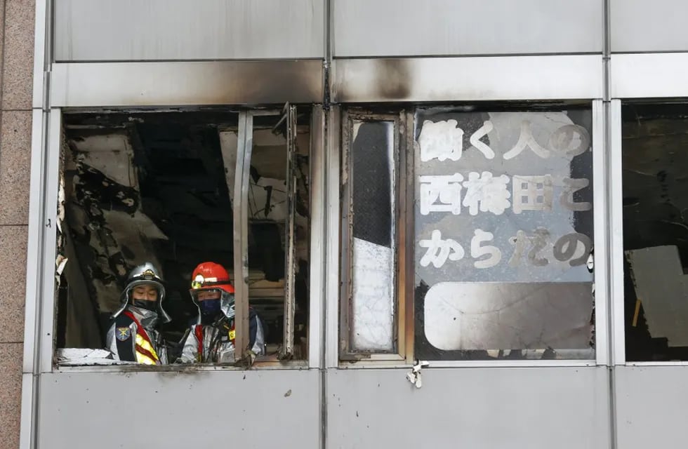 Incendio en clínica en Japón