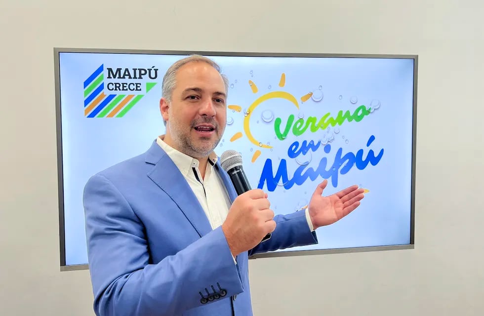 El intendente Matías Stevanato presentó una nueva edición de “Verano en Maipú”.