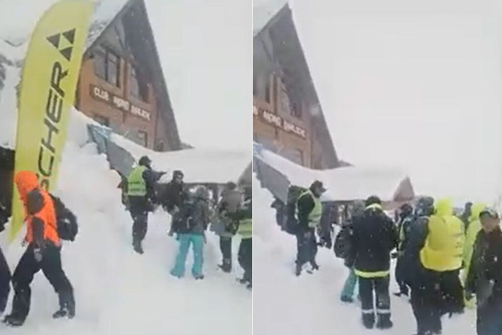Un niño quedó atrapado dos metros bajo la nieve en Bariloche, en el cerro Catedral.