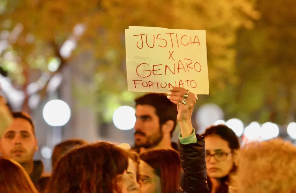 Manifestación en San Rafael para pedir justicia por Genaro Fortunato